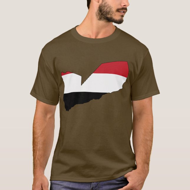 Yemen flaggakarta tee (Framsida)