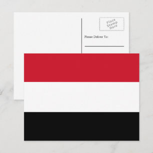 Yemeni flagga, Flagga av Jemen Vykort