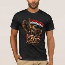 Yemeni Golden Eagle 26 september nationaldags T-sh