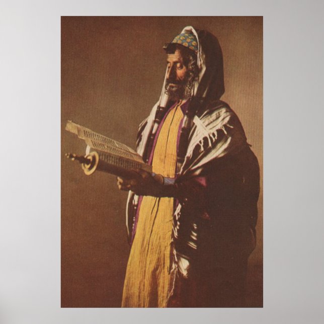 Yemeni Jew, 1914 Nat'l Geographic Mag Illustration Poster (Framsidan)