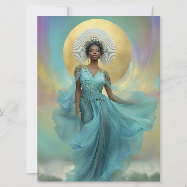 Yemoja: Goddess Altar Meditation Card (Framsida)