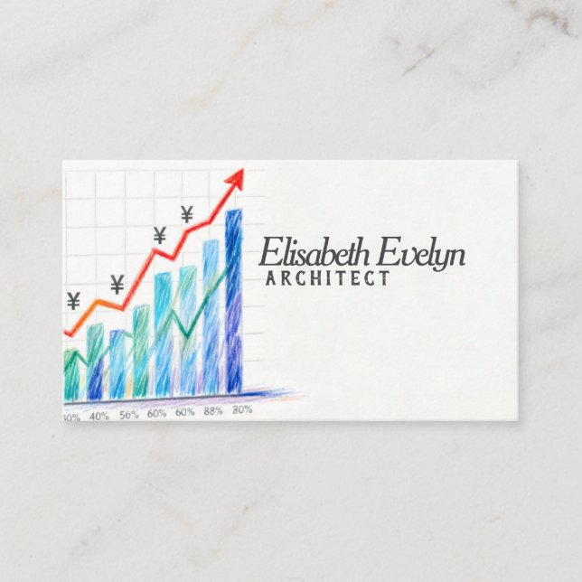 Yen Valutadiagram Visitkort (Framsida)