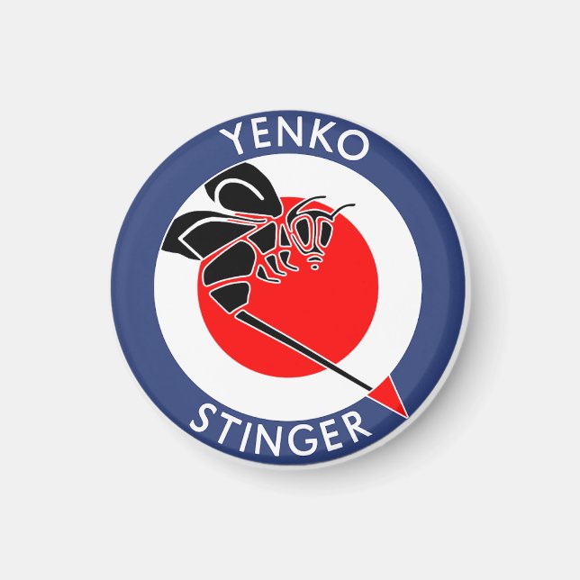 Yenko Stinger Vintage Design Magnet (Framsidan)