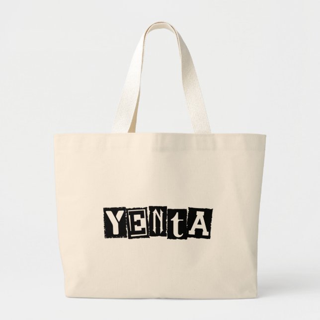 Yenta Yiddish Humor Jumbo Tygkasse (Framsidan)