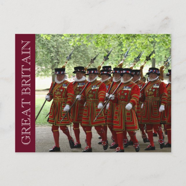 yeoman british vakt vykort (Framsida)