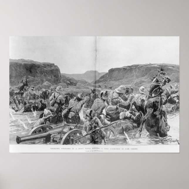 Yeomanry förvånad över en avdrift poster (Framsidan)