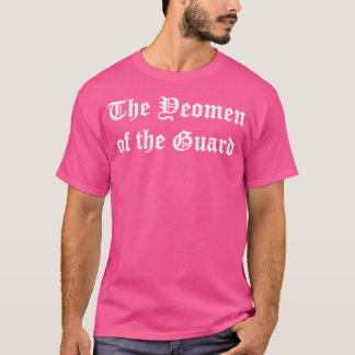 Yeomen i Guard Gilbert och Sullivan Opera T Shirt