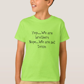 Yep är vi brodert-skjortor tee shirt