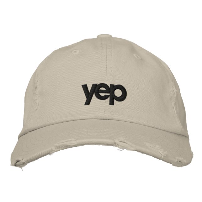 YEP Hat Broderad Keps (Framsida)