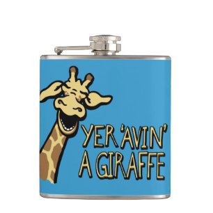Yer "avin" en flaska för humor för fickplunta
