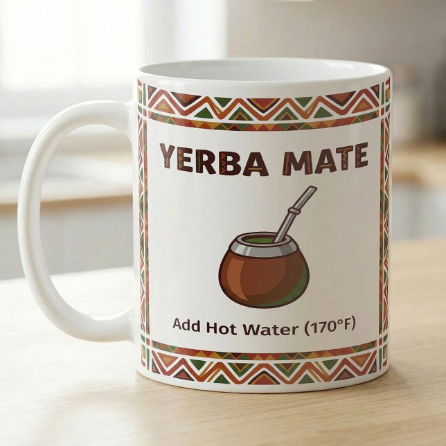 Yerba Mate 170°F Te Recept Guide Kaffemugg (Skapare uppladdad)