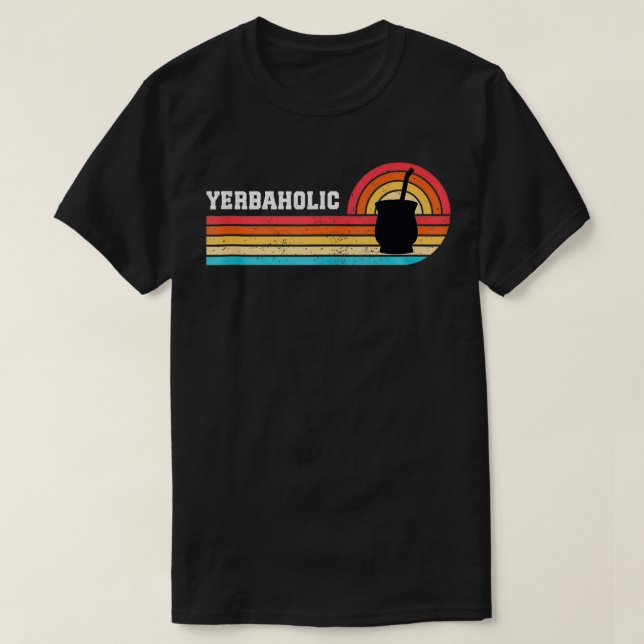 Yerba Mate Argentina Mate Tea Drinking Älskare Ret T Shirt (Design framsida)