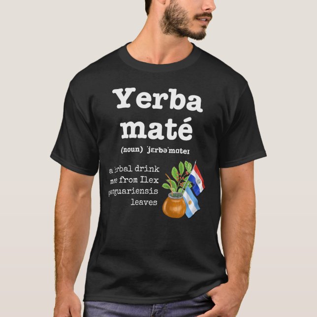 YERBA MATE-definition T Shirt (Framsida)
