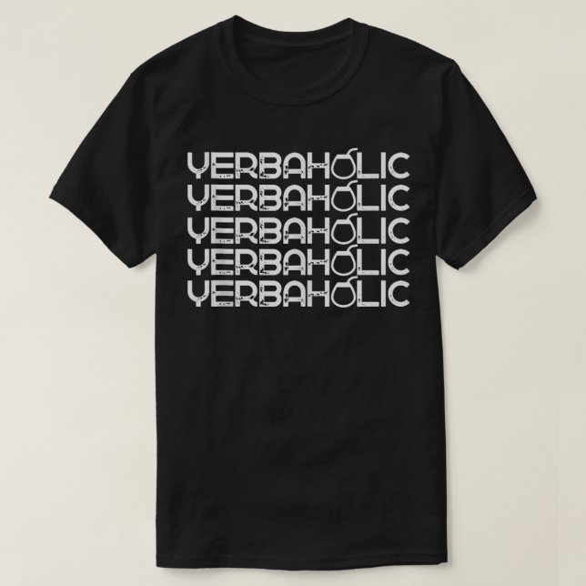 Yerbahola Yerba Mate Tea Drinker Älskare Manar Kvi T Shirt (Design framsida)