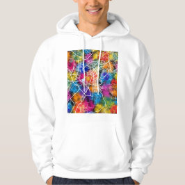 Yerevan Armenien Stadskarta Hoodie