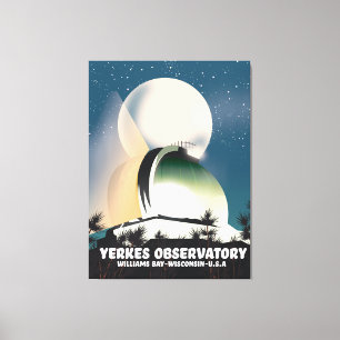 Yerkes Observatory Williams Bay, Wisconsin, USA Canvastryck