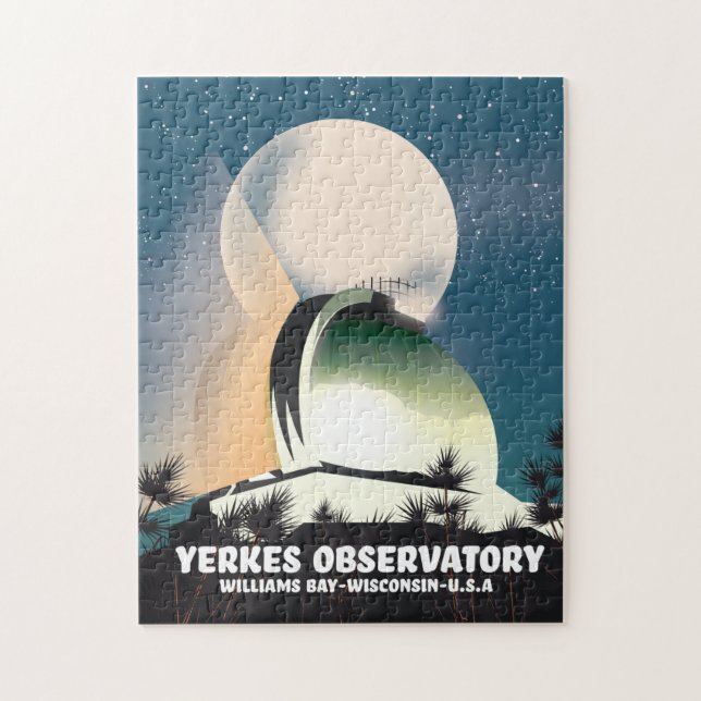 Yerkes Observatory Williams Bay, Wisconsin, USA Pussel (Vertikal)