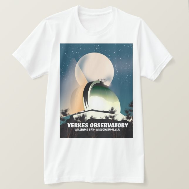 Yerkes Observatory Williams Bay, Wisconsin, USA T Shirt (Design framsida)