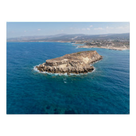 Yeronissos Island, Paphos, Cypern Perfect Poster