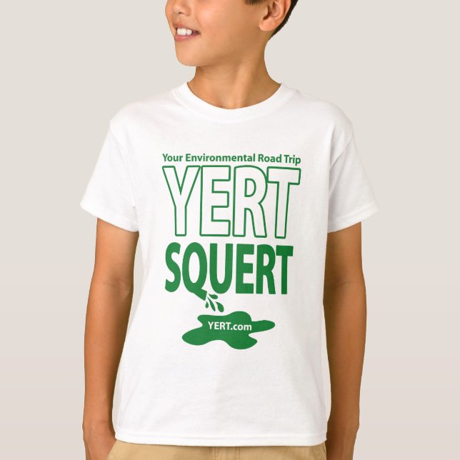 YERTSQUERT-ungar Tee Shirt (Framsida)