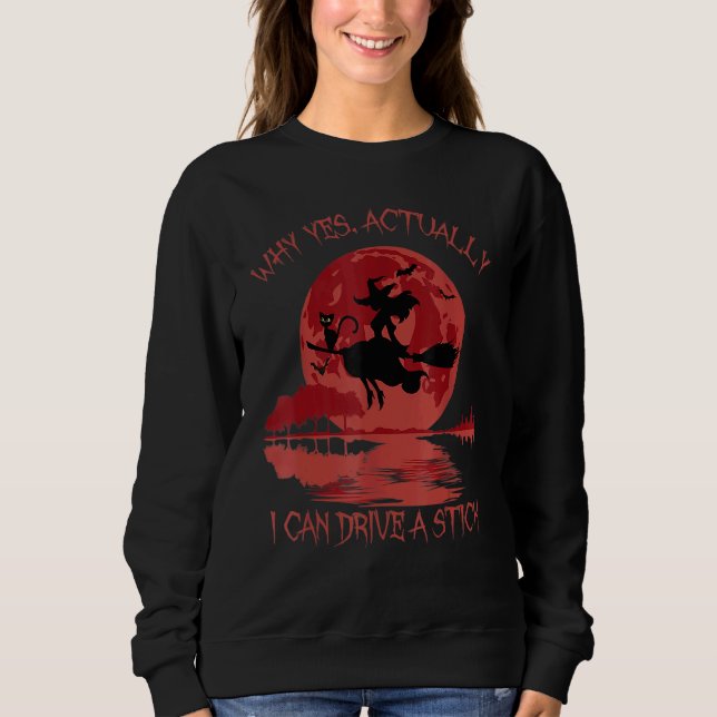 Yes Actually I Can Drive A Stick Halloween 2022 2 T Shirt (Framsida)