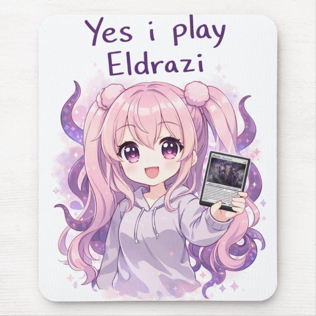 Yes I Play Eldrazi – Cute Kawaii MTG Shirt Musmatta (Framsidan)