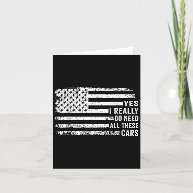 Yes I Really Do Need All These Funny Garage Mechan Kort (Framsida)