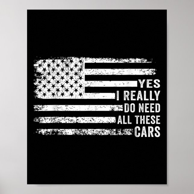 Yes I Really Do Need All These Funny Garage Mechan Poster (Framsidan)