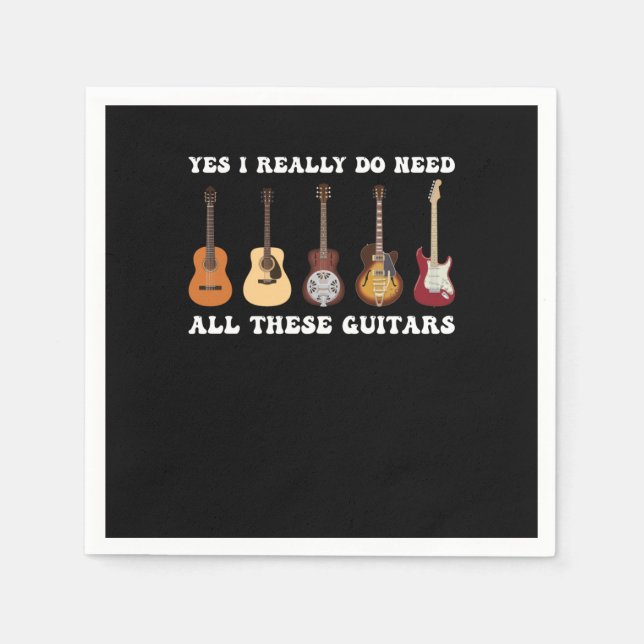 Yes I Really Do Need All These Guitars Pappersservett (Framsidan)