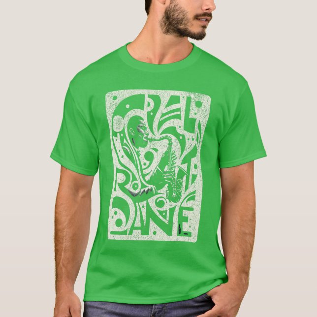 Yes I Speak Coltrane Jazz Music Lover boy retro T Shirt (Framsida)