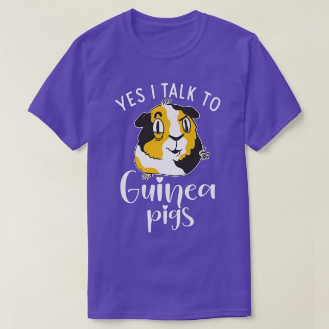 Yes i talk to Cute Guinea Pigs Premium  T Shirt (Design framsida)