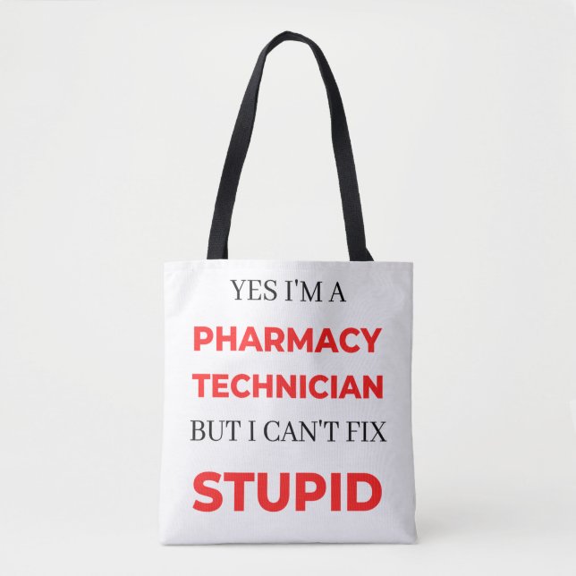 Yes I'm A Pharmacy Technician But I Can't Fix 2 Tygkasse (Framsida)