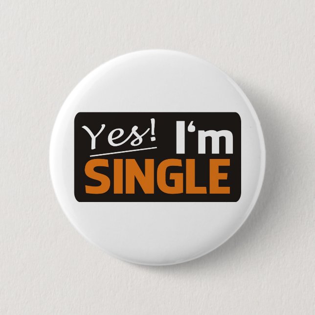 Yes i'm single knapp (Framsida)