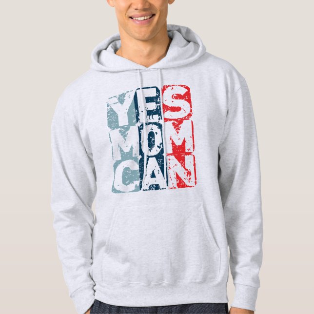 Yes Mom Can Hoodie (Framsida)