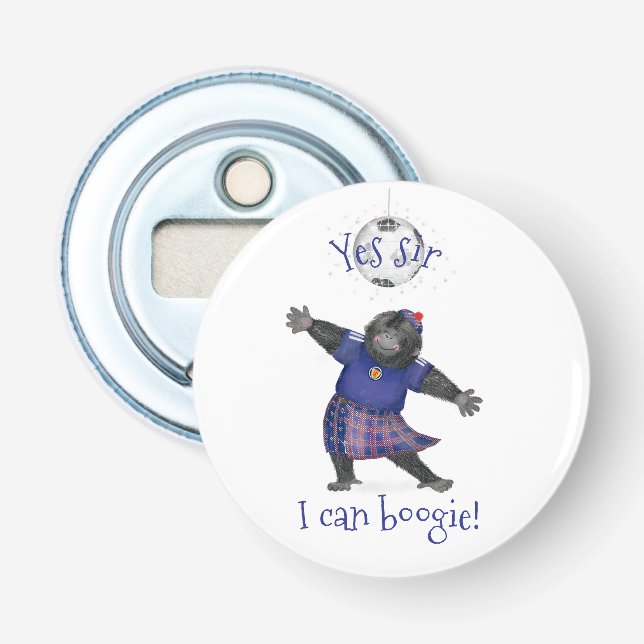 Yes sir I can boogie gorilla bottle opener Flasköppnare (Framsidan)