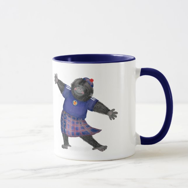 Yes sir, I can boogie gorilla football mug Mugg (Höger)