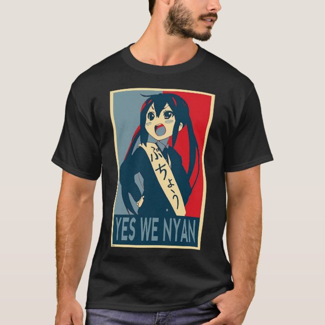 Yes We Nyan T Shirt (Framsida)