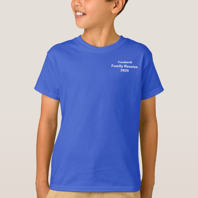Yesbeck Family Reunion Shirt T Shirt (Framsida)