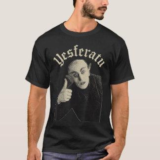 Yesferatu Rolig Vampyrparodi Meme Halloween kompis T Shirt
