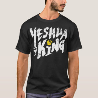 Yeshua är Kung Hebrew Namn för Jesus Premium T Shirt