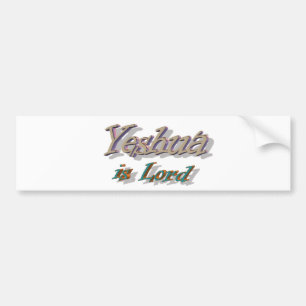 Yeshua är lorden bildekal