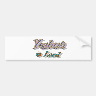 Yeshua är lorden bildekal