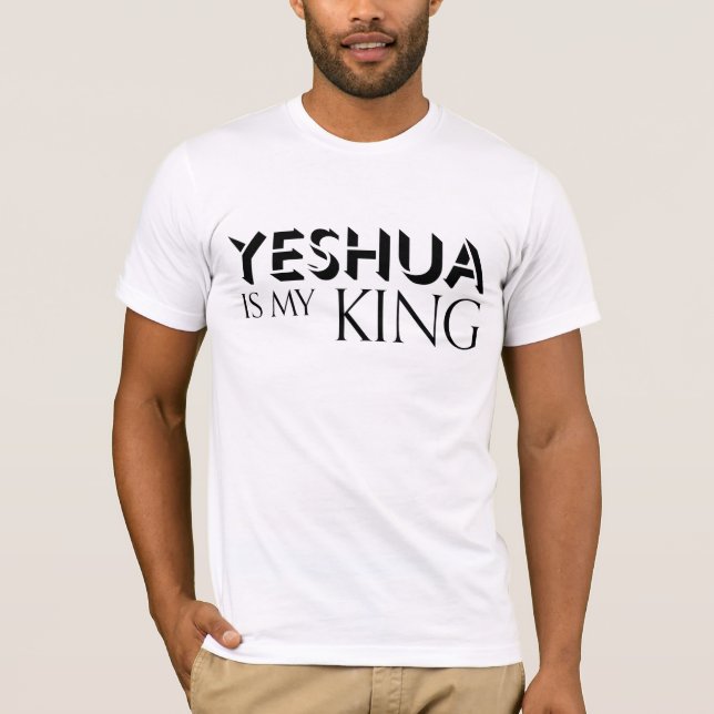 Yeshua är min kung t shirt (Framsida)