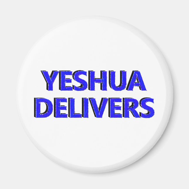 Yeshua Delivers Magnet (Framsidan)