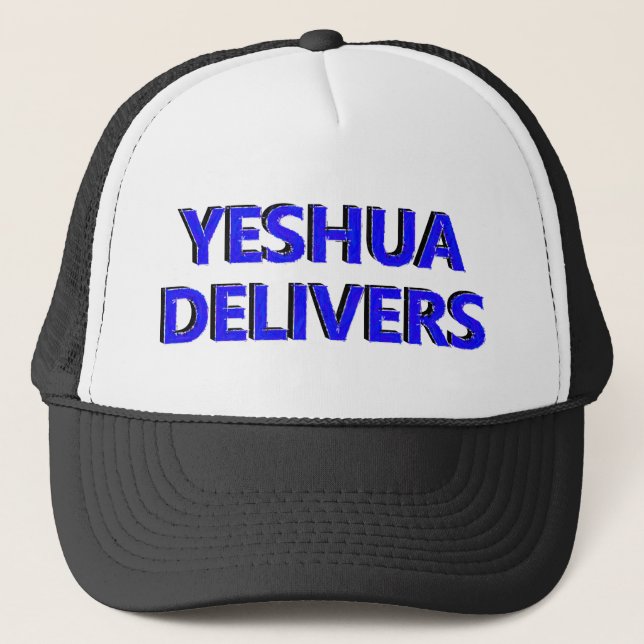 Yeshua Delivers Truckerkeps (Framsida)
