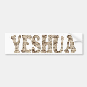 Yeshua effetmanuscrit bildekal