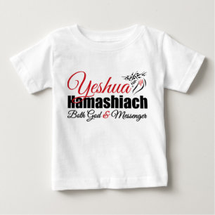 Yeshua Hamashiach både gud och budbärareT-tröja Tee Shirt