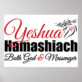 Yeshua Hamashiach både Gud och Messenger Poster