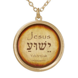YESHUA Hebrew Necklace Guldpläterat Halsband