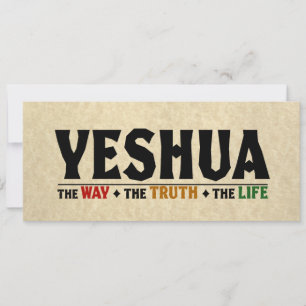 yeshua jesus christmas, vägen, sanningen, livet julkort